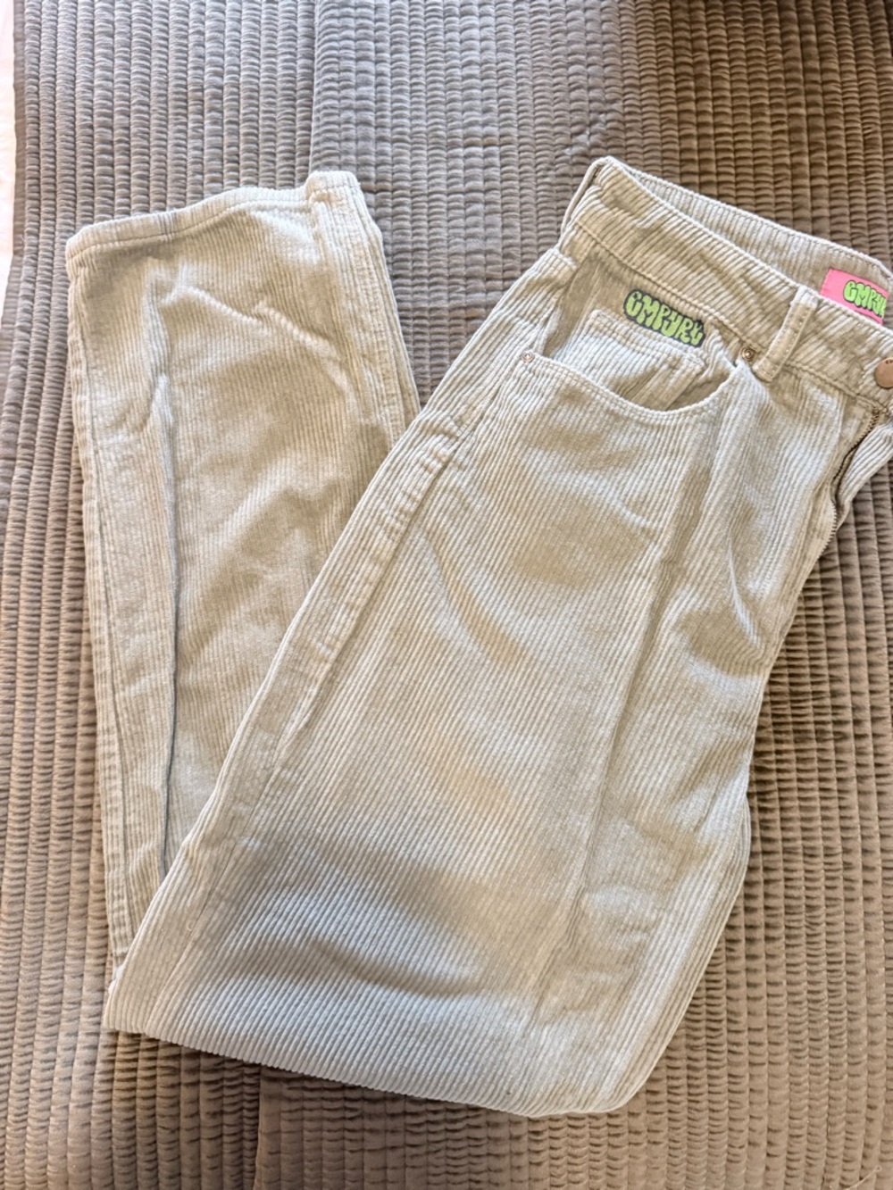 Empyre Light Beige Corduroy Trousers